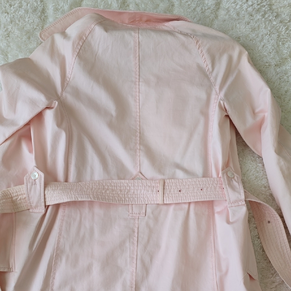 Burberry Soft Pink Collared Jacket - image 8